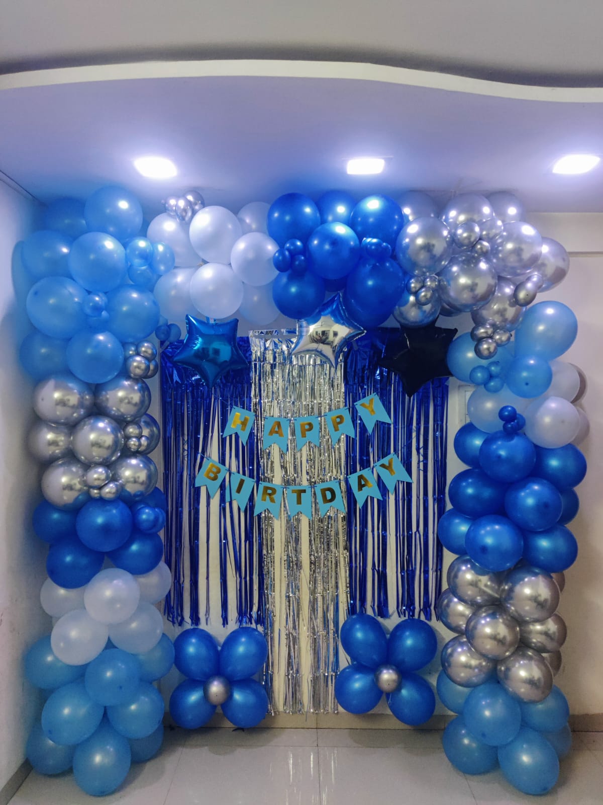 BLUE AURA decoration setup in Mumbai