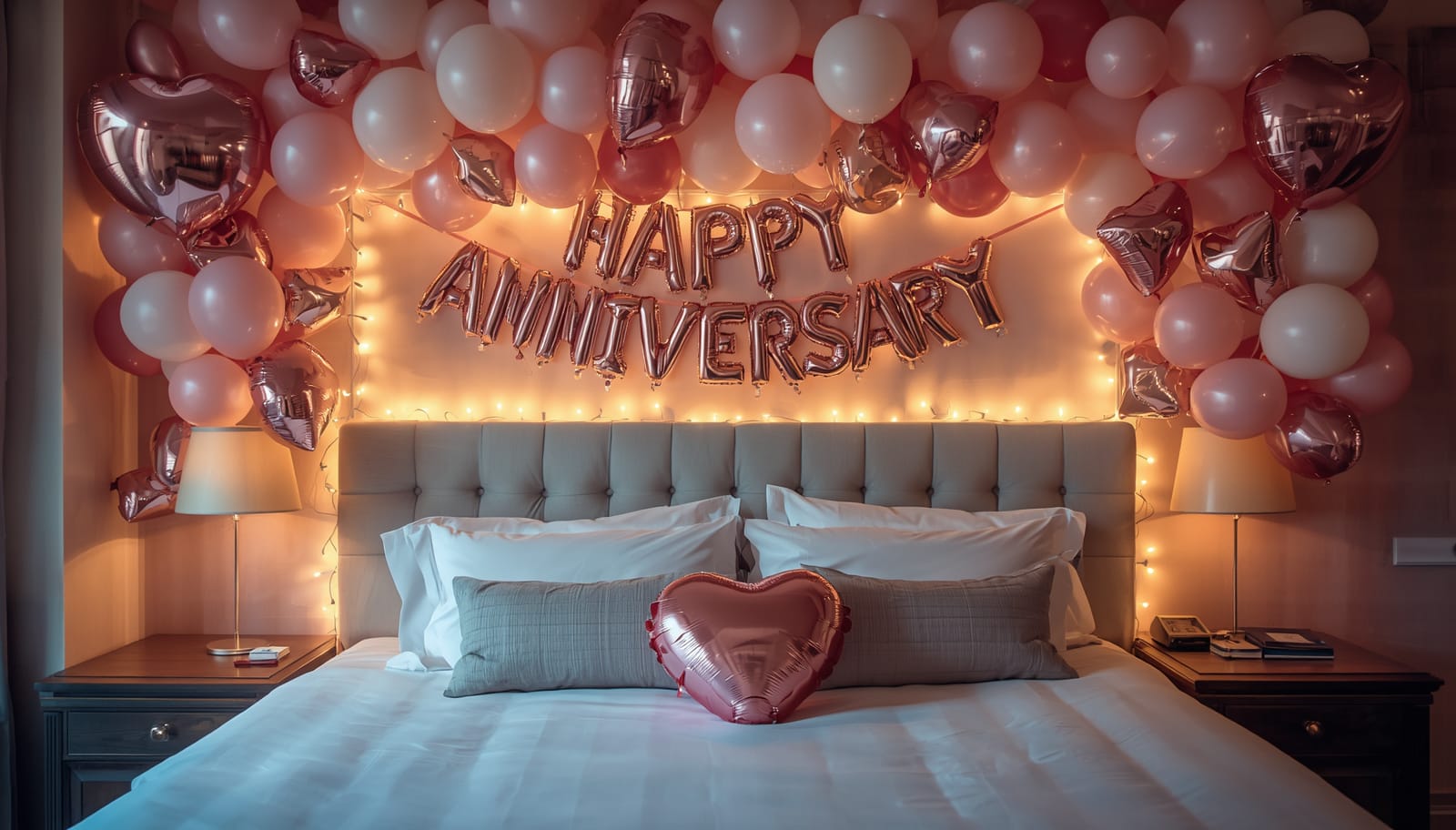 ROSE GOLD RISHTHA decoration setup in Mumbai